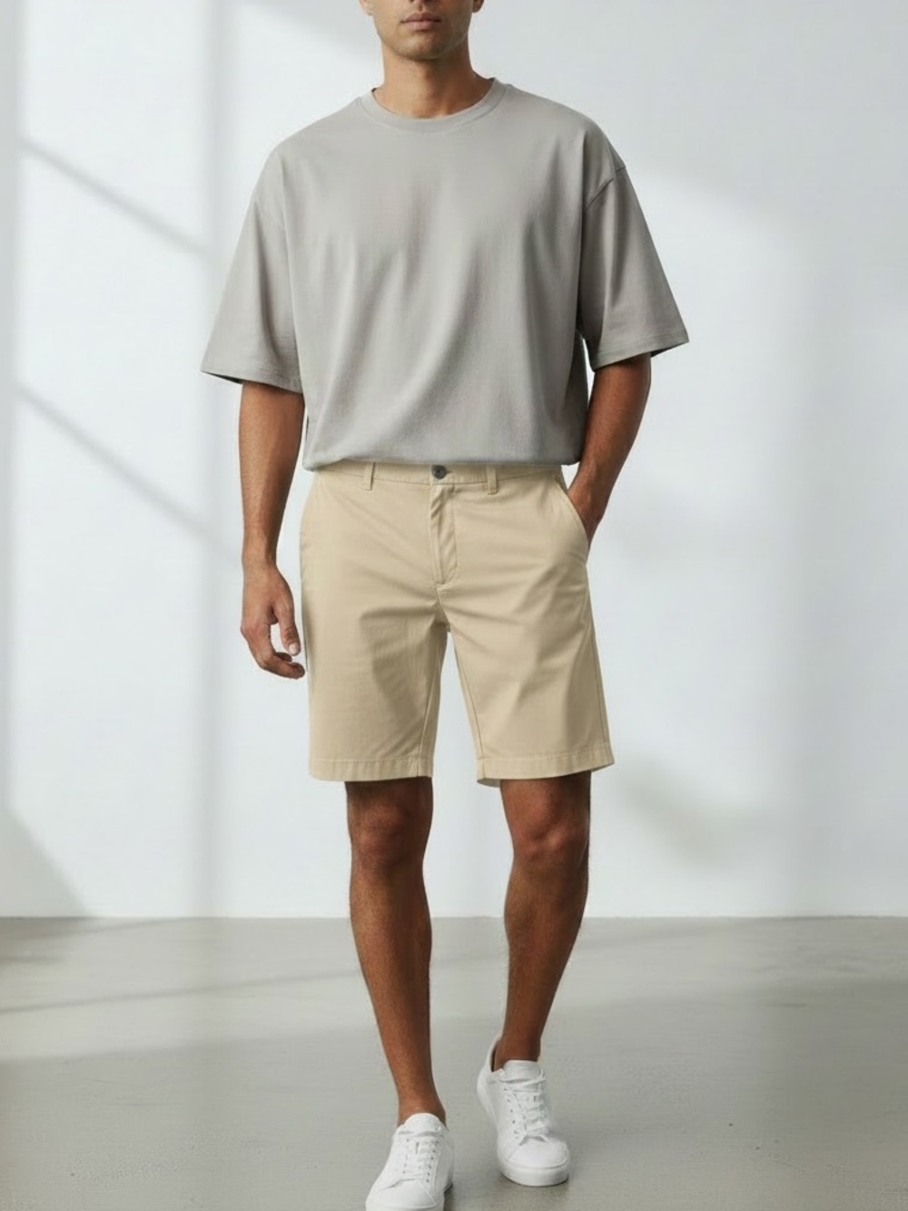 Lululemon Commission Classic-Fit Short 9" Khaki Chino Shorts Size 36